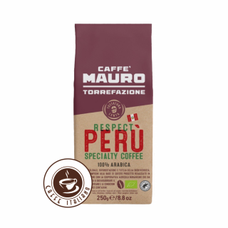 Mauro Respect Peru 100% Arabica zrnková káva 250g