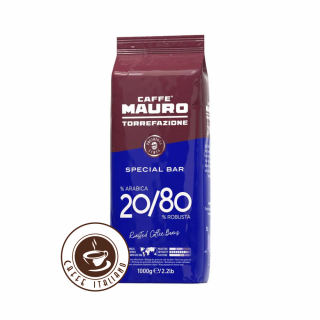 Mauro Special Bar zrnková káva 1kg  20% Arabica 80% Robusta