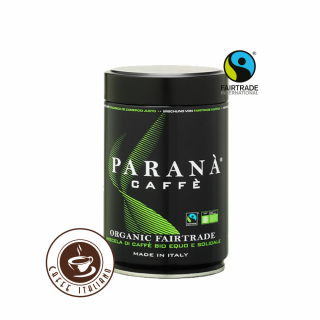 Paraná Caffé 100% Arabica Organic Fairtrade 250g mletá káva