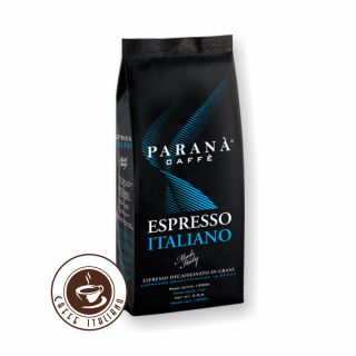 Paranà Espresso Italiano 1kg bezkofeínová  100% Arabica