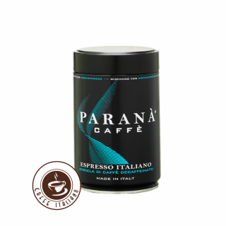 Paranà Espresso Italiano Bezkofeinová 250g mletá káva
