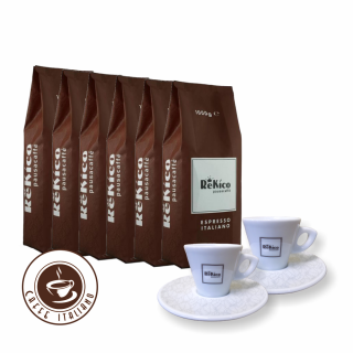Rekico Quality 6kg zrnková káva + 2 espresso šálky grátis