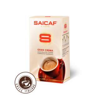 Saicaf Gran Crema mletá káva 250g  Minimálna doba trvanlivosti 31/03/2024