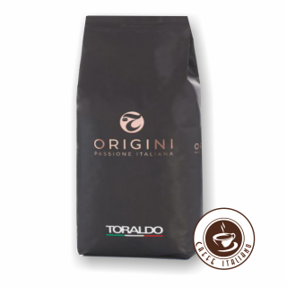 Toraldo Caffe Origini zrnková káva 1kg  95% Arabica + 5% Robusta Minimálna doba trvanlivosti 08/04/2024
