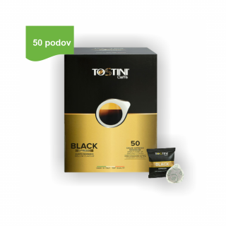 Tostini kávové pody Black  50ks  60% Arabica + 40% Robusta