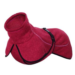 Flísová bunda pre psa Rukka Comfy Knit ružová Veľkosť: 25