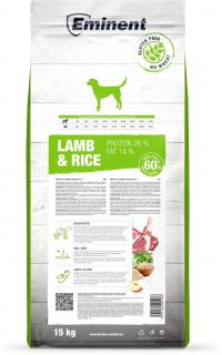 Prémiové krmivo Eminent Lamb and Rice 15kg