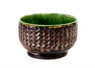 Chawan miska (hnedá-metalická) 250ml - Matcha Day