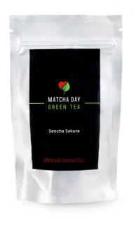 Organický zelený lístkový čaj Sencha Sakura 100g - Matcha Day