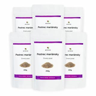 Pestrec mariánsky drvený - set 5+1 zadarmo (6x250g) - Matcha Day