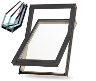 Drevené strešné okná s trojsklami - TOSO EXCELLENT rozmer: 55x78 cm