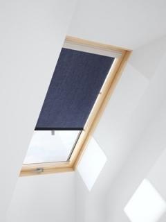 Zatieňujúce modré rolety pre strešné okná Dakstra rozmer: C2A 55x78 cm