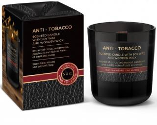Vonná sviečka Anti Tobaco - sklo 150g