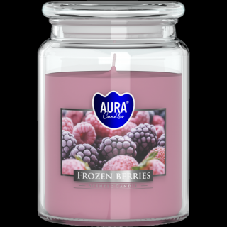 Vonná sviečka Frozen Berries s viečkom - sklo 500g