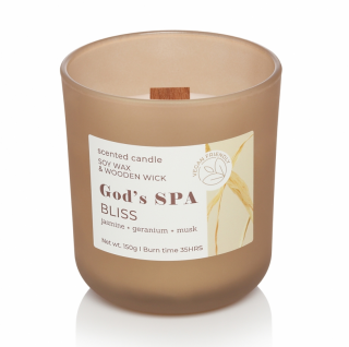 Vonná sviečka GOD'S SPA BLISS - sklo 150g