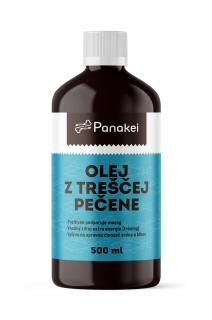 Panakei - Olej z treščej pečene pre psov - 500ml