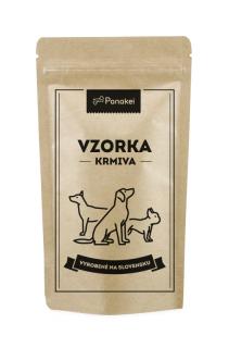 Panakei - Vzorka krmiva / granúl pre psov - 1000g Dospelé - XS-S ( Hovädzie+Morčacie )