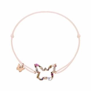 NÁRAMOK LUEUR BUTTERFLY ROSE GOLD