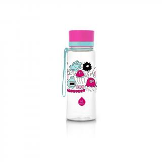 Equa, Fľaša - rôzny dizajn, 600 ml - Pink Monster