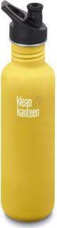 Klean Kanteen, Nerezová fľaša, Classic w/Sport Cap 3.0 - Lemon curry, 800 ml