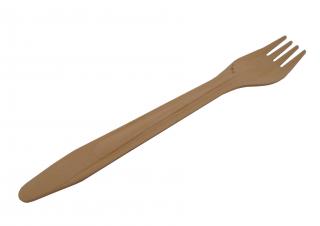 Kompostovateľná jednorazová drevená vidlička 16,5cm balenie: balenie (100ks)