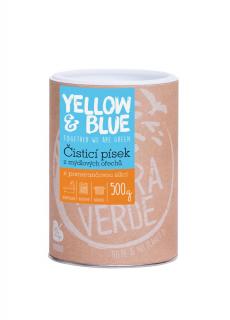 Yellow and blue Čistiaci piesok z prášku z mydlových orechov veľkosť balenia: 500g