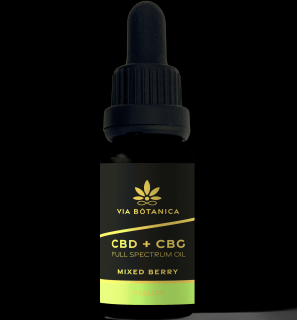 10% CBD +10% CBG FULL SPECTRUM OLEJ – VITALITY (1000MG) MIXED BERRY