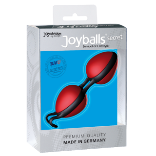 JOYBALLS SECRET BLACK AND RED  - + + Darček kondóm alebo lubrikačný gél