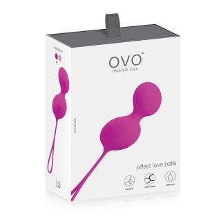 OVO L3 LOVE BALL FUCHSIA  - + + Darček kondóm alebo lubrikačný gél