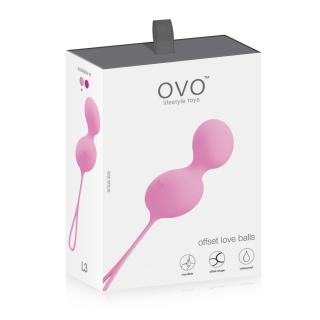 OVO L3 LOVE BALL PINK  - + + Darček kondóm alebo lubrikačný gél