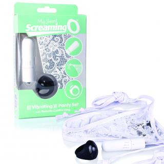 THE SCREAMING O - REMOTE CONTROL PANTY VIBE WHITE