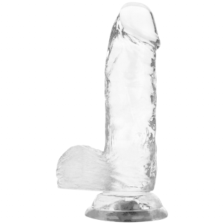 XRAY CLEAR COCK WITH BALLS 15.5CM X 3.5CM