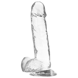 XRAY CLEAR COCK WITH BALLS 20CM X 4.5CM