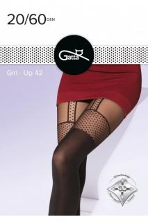 Dámske pančuchy girl up 42 Farba: black - čierna, Veľkosť: 2 - S