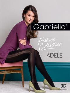Vzorované pančuchové nohavice Adele 3D, 40 DEN Farba: Nero - čierna, Veľkosť: 2 - S