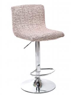 Návlek na barovú stoličku CYPRUS Farba: béžovo-bordová