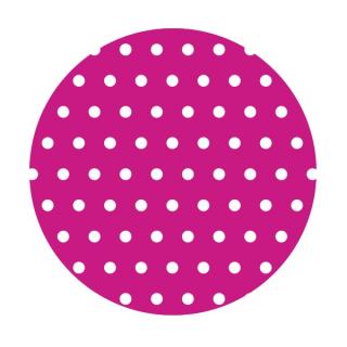 Bavlna bodky/puntíky - metráž s atestom Farba: cyklamenová