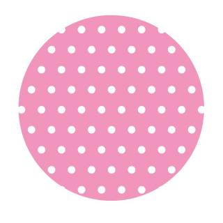 Bavlna bodky/puntíky - metráž s atestom Farba: rúžová