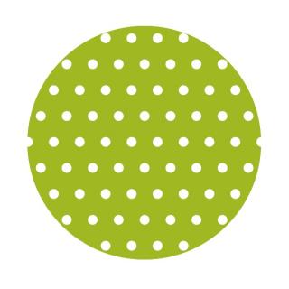 Bavlna bodky/puntíky - metráž s atestom Farba: svetlo zelená