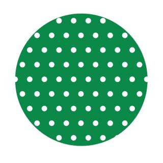 Bavlna bodky/puntíky - metráž s atestom Farba: tmavo zelená