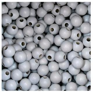 Drevené perly/korálky 2cm s atestom - farbené i nefarbené Farba: biela, Rozmer: 20mm, Typ: Gulička/Kulička
