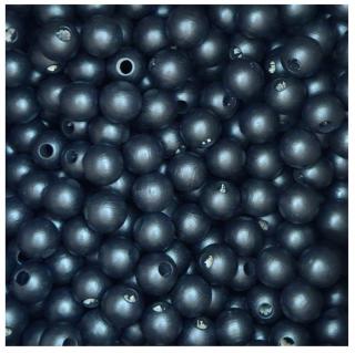 Drevené perly/korálky 2cm s atestom - farbené i nefarbené Farba: čierna, Rozmer: 20mm, Typ: Gulička/Kulička