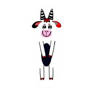 Kamarát  Piskláčik  do ručičky - bavlnený panel Zvieratko: Koza