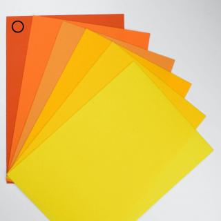 Tužený filc/plsť A4 - s atestom Farba: tmavo oranžová