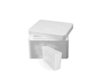 Suchý ľad blok 2,5kg s Termoboxom  Suchý ľad blok 210x125x60mm (2,5kg)