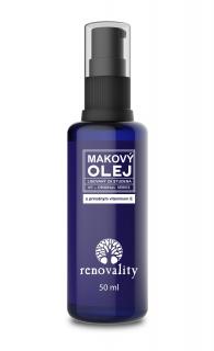 ZACHRAŇ PRODUKT - Makový olej renovality za studena lisovaný s pumpičkou 50ml