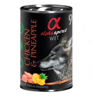 Alpha Spirit Wet konzerva pre psov Kuracie s ananásom 400g