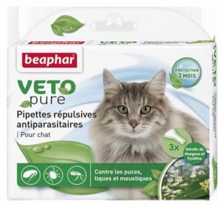 Beaphar antiparazitný Spot On pre mačky BIO 3ks