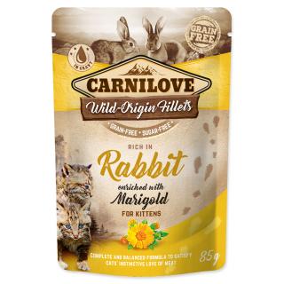 CARNILOVE Kitten Rich in Rabbit enriched with Marigold 85g