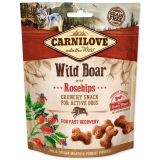 Carnilove pamlsky pre psov Wild Boar with Rosehips 200 g